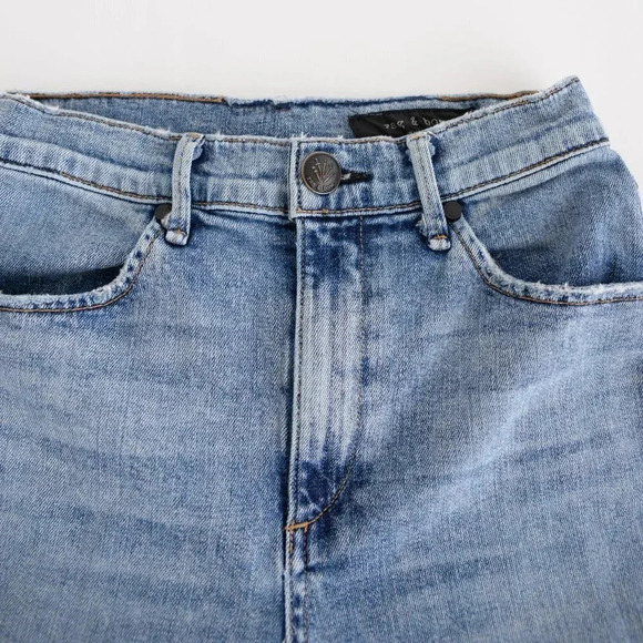 Rag & Bone Light Wash Skinny Jeans - Picture 10 of 12